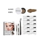 thumbnail image 1 of Juego de gel para cejas Eelhoe, resistente al agua, para bordar, sin manchas, sin maquillaje, reparador de cejas, lápiz de cejas tridimensional natural, gel para cejas, 3 piezas, dorado, 1 of 5