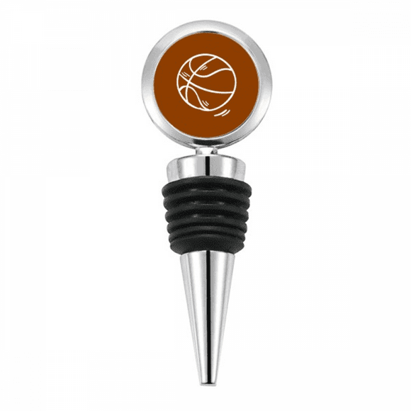 Sports Basketball Chasing Delivery Bottle Stopper Stainless Steel Rubber Reusable
