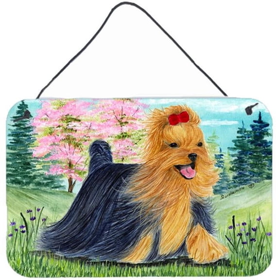 Yorkie Indoor Aluminium Metal Wall Or Door Hanging Prints