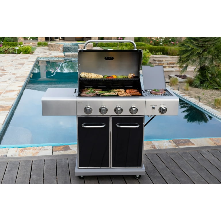 Kenmore 4-Burner Gas Grill with Side Searing Burner