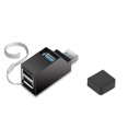 thumbnail image 1 of facefd Ultra Compact USB 2.0 3 Ports USB Hub Splitter Haute Vitesse pour Ordinateur Portable PC USB Lecteurs Flash Clavier Souris, 1 of 4