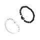 thumbnail image 5 of 2 pulseras de cuentas de piedra natural de Tai Chi, brazalete decorativo de la amistad para amantes., 5 of 6