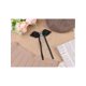 thumbnail image 5 of INSPIRE CHIC Women's Bowknot Heart Rhinestone Tassel Ribbon Bow Brooch Pre-Tied Retro Bow Tie, 5 of 5