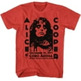 thumbnail image 1 of Alice Cooper Cobo Arena 1971 Red Heather T-Shirt, 1 of 2