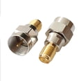 thumbnail image 3 of F Type to SMA Male Female Coax Connector Coaxial Adapter 2 Sets 6 Pcs, 3 of 10