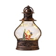 thumbnail image 2 of Christmas Decorations Indoor Outdoor Under 10$ Clearance! Christmas LED Lantern Decoration, Vintage Hanging Lamp with Santa Snowman Reindeer Inside, Battery Operated Holiday Gift, 2 of 8