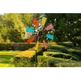 thumbnail image 4 of Alpine Solar Metal and Glass Windmill, 69 Inch Tall, 4 of 6
