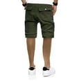 thumbnail image 5 of Fesfesfes Mens Shorts Casual Fashion Solid Color Overalls Walkshorts with Pocket Loose Drawstring Outdoor Shorts On Sale, 5 of 6
