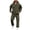 30# Army Green, variant on Fleece Tracksuits Mens 2 Piece Set Long Sleeve Athletic Zip Jogging Suit Gray S