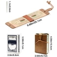 thumbnail image 2 of Kribbage Card Game Board Set, Leather and Wood Triple-Track Card Board with Cards and Pegs, Portable Compact Tabletop Game for Adults and Families, Game Night and Travel, 2 of 6