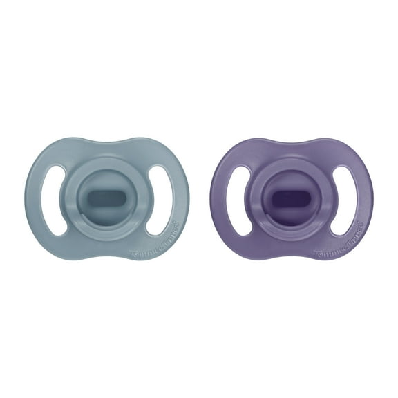 Tommee Tippee Ultra-light StayPut Pacifier, 18-36 months, One-Piece Silicone Design, 2 Pack