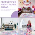 thumbnail image 6 of BNM Butterfly Kids Indoor Area Rug, 5' 7" x 8' 9", Apricot, 6 of 13