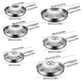 thumbnail image 6 of Titanium Pan, Nonstick Frying Pans, Titanium Hammered Pan Pro, Uncoated Titaniums Frying Pans, Scratch-Resistant Fast and Even Heating Cooking Tool for All Stovetops, 6 of 6