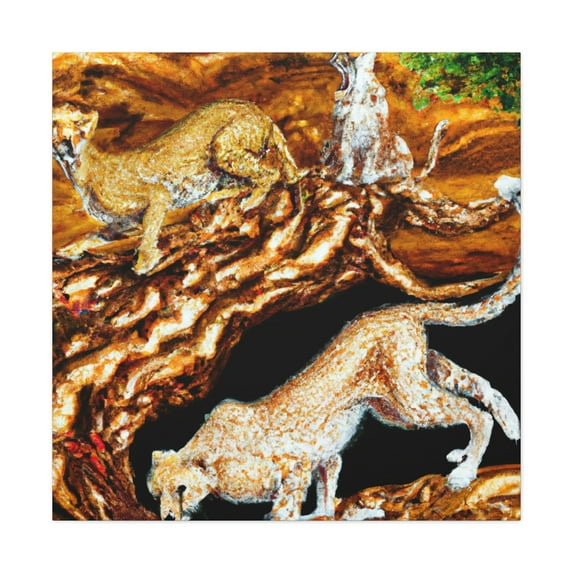 Cheetah in Regal Purr - Canvas