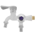 thumbnail image 2 of MOVTOTOP 1Pcs Plastic Multi Color Double Outlet Faucet with High Temperature Resistance for Laundry Use, 2 of 7