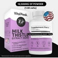 thumbnail image 2 of Milk Thistle Extract Capsules; Silymarin Herbal Supplement for Liver Support & Cleansing, Vital Peak, 2 of 7