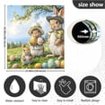 thumbnail image 3 of Ryvnso Bunny Family and Eggs Dishwasher Magnetic Refrigerator Magnet Cover Kitchen Home Decorative 23"x26", 3 of 6
