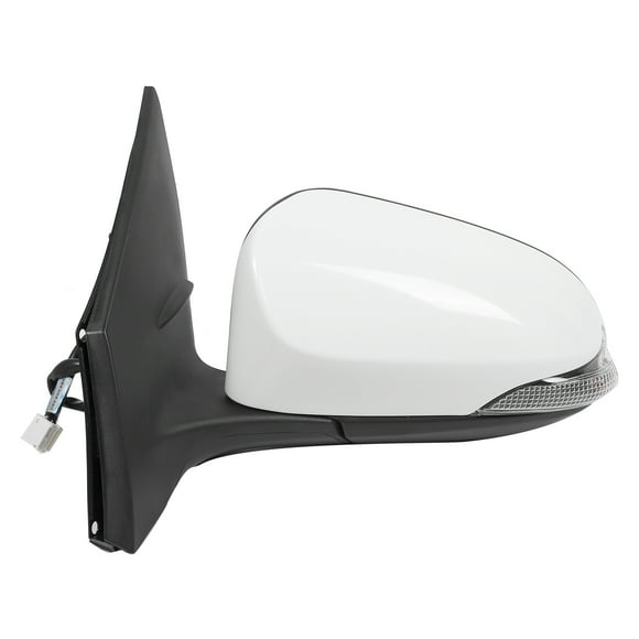 Car Exterior Mirrors, Side Mirror Assembly, Widely Use Left Driver Side Mirror, For Driving Exterior Mirrors Replacement Car Work With 14-19