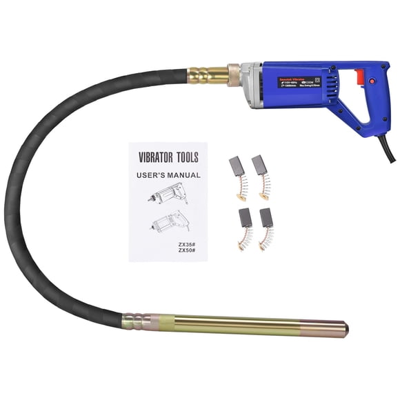 Seeutek Outil Vibrant à Main pour Béton, Vibrateur Électrique pour Béton 1500W avec 13000VPM pour Outils Portables en Béton, 6.6 Pieds