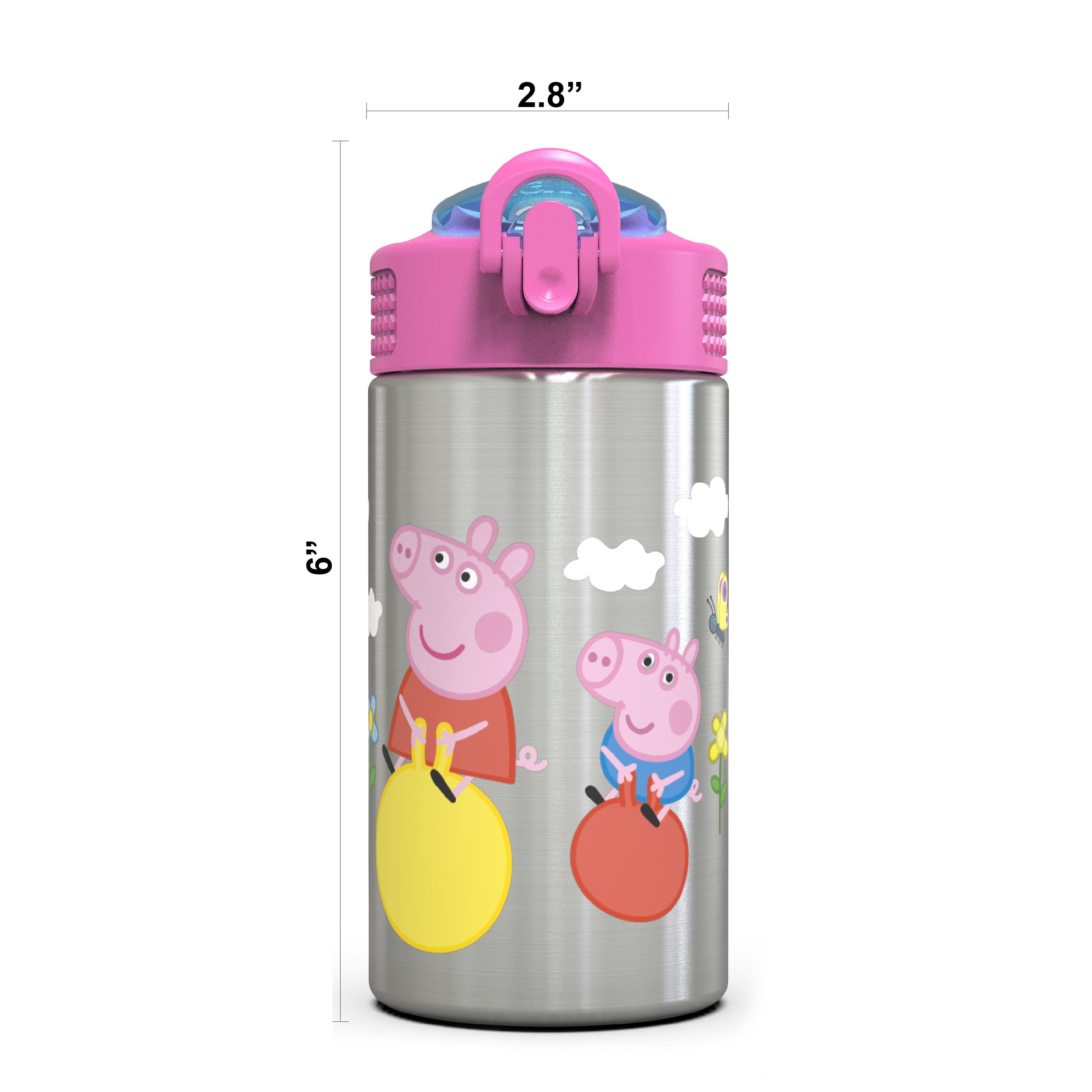 Koziol Oase Organic Water Bottle 425ml – Peppa Pig Sand