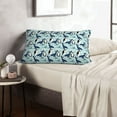 thumbnail image 6 of Yiaed Penguins Dolphins Whales Print Brushed Microfiber Envelope Pillowcases, Standard,Envelope Closure Pillow Cases(Without Pillow Core)-14"x20", 6 of 6