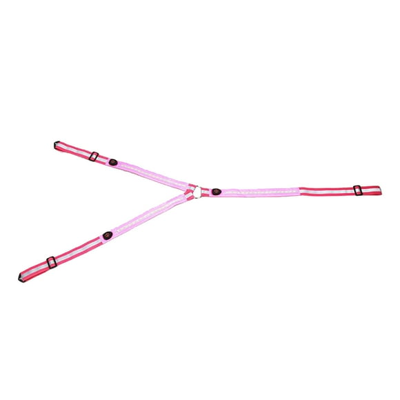 LED Horse Breastplate Collar Halter Chest Reflect Bridle Pink