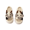 thumbnail image 1 of Pantuflas Casa Lindas Y Suaves De Vaca Blanco vaca 38-39(Fit 37-38, 1 of 3