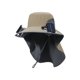 thumbnail image 2 of Sombrero con ventilador solar de ala ancha para protección solar | Sombrero para pesca al aire libre con ventilador de refrigeración ajustable de 3 Velocidades, 2 of 7