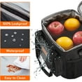 thumbnail image 3 of Lifewit 12-Can (8.5L) Large Lunch Bag Insulated Lunch Box Soft Cooler, Black, 3 of 6