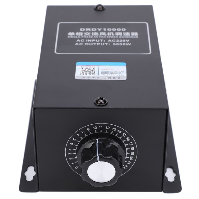 Interruptor de velocidad ajustable, Regulador de velocidad del motor Regulador de velocidad del ventilador monofásico Regulador de velocidad Acabado de lujo