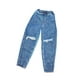 thumbnail image 3 of Pantalones de figura masculina Strade Fareast Limited 1:6 azul rasgado, 3 of 5