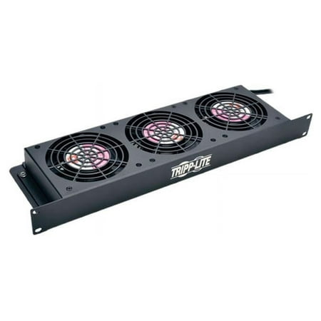 UPC: 0037332188465 | Tripp Lite SRFAN1U SmartRack Fan Tray with 3 High-Performance Fans (1U)