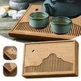 thumbnail image 1 of Square Dry Brewed Tea Tray | Small Water Storage Tray | Tea Set Must Have | Tea Sea Table | New Tea Accessories, 1 of 6