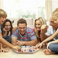 thumbnail image 4 of Fast Track Board Game Double Sided Checkerboard Party Games Flying Chess For 4-6 People Multicolor Wooden Ludo, 4 of 10