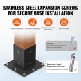 thumbnail image 4 of Vevor LPJJTZST8PCSB815IV0 4 x 4 in. Pergola Bracket Kit, 4 of 7