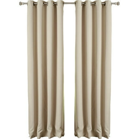 Best Home Fashion, Inc. Solid Grommet Top Thermal Insulated Blackout Curtain Panels (Set of 2)