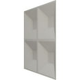 thumbnail image 4 of Ekena Millwork 11 7/8"W x 11 7/8"H Swindon EnduraWall Decorative 3D Wall Panel, UltraCover Satin Smokey Beige (12-Pack for 11.76 Sq. Ft.), 4 of 6