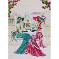 thumbnail image 1 of Taladro parcial forma especial DIY diamante pintura Noble Lady mosaico Kits arte de pared Hugtrwg Para estrenar, 1 of 9
