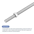 thumbnail image 4 of 5Pack M5 x 100mm Fully Threaded Rod with 10 Pack Hex Nuts, 1.25mm Thread Pitch 304 Stainless Steel, 4 of 6