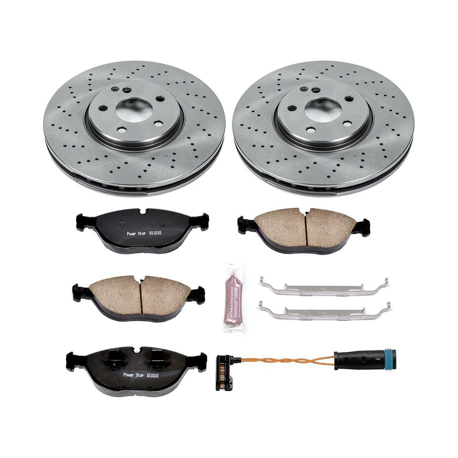 Power Stop Front Stock Replacement Brake Pad and Rotor Kit KOE5120