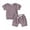 Purple, variant on Bagilaanoe 2pcs Toddler Baby Girl Shorts Set Short Sleeve T Shirt Tops + Shorts 6M 12M 18M 24M 3T Kids Casual Summer Clothes
