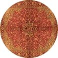 thumbnail image 1 of Ahgly Company Indoor Round Persian Orange Traditional Area Rugs, 8' Round, 1 of 1