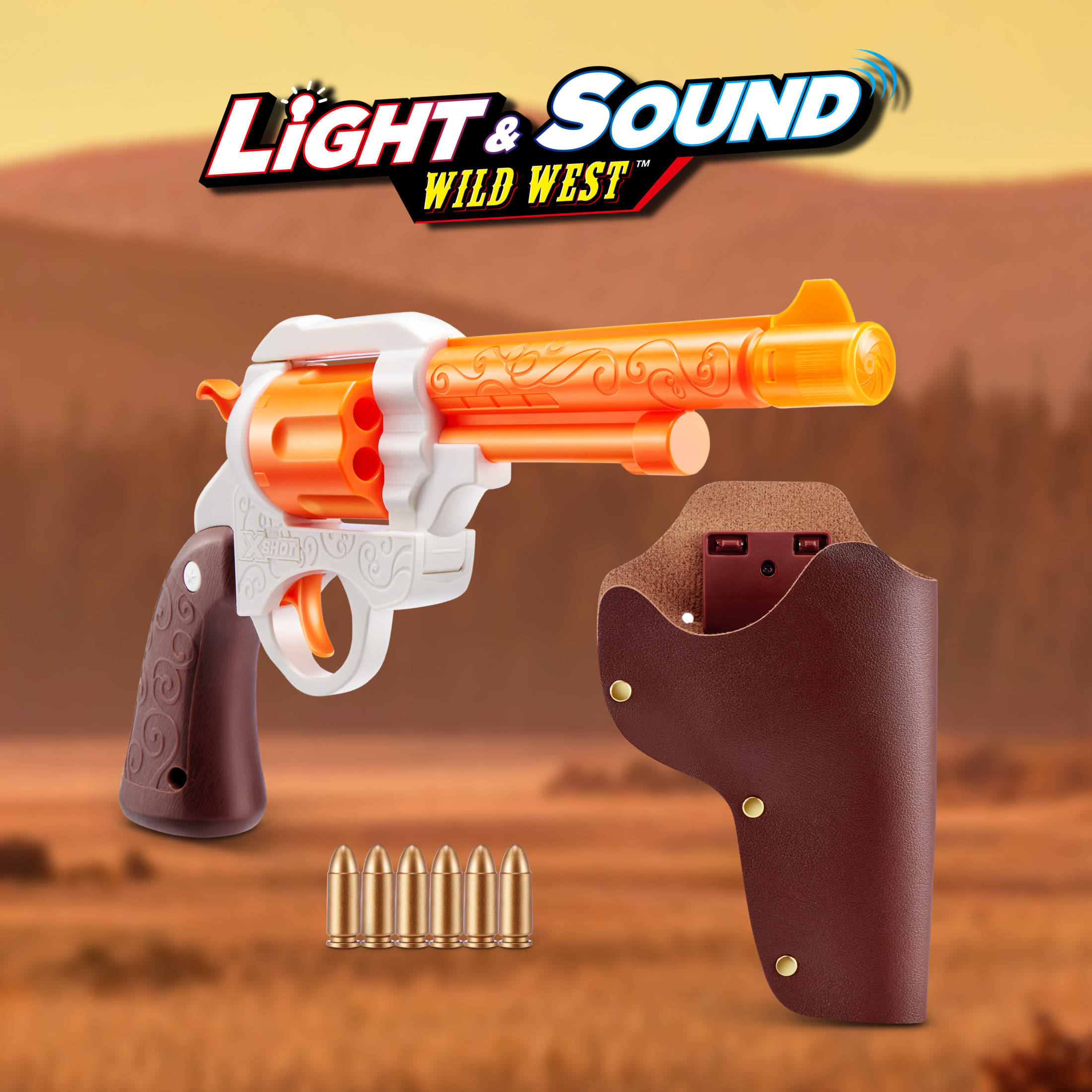 XSHOT Role Play Cowboy Western Blaster with LED & Holster photo 5