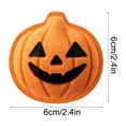 thumbnail image 2 of Horivan Pumpkin Witch Ghost Shaped Fizzy Bath Bombs for Relaxing Home Spa, 2 of 6