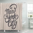 thumbnail image 1 of KSADK New York City Wear Lettering Emblem Urban Stamp Graphics Tee Grunge Design Bathroom Shower Curtain 60x72 inch, 1 of 1