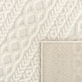 thumbnail image 4 of Paco Home Area Rug Boho Design with Modern Carved Pattern in Cream - 7'10" x 11'2" (8'x11'), 4 of 6