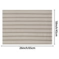 thumbnail image 7 of Unique Bargains Striped Kitchen Towels Soft Cotton Dish Towels for Kitchen 26 x 18 Inch Brown 2pk, 7 of 7