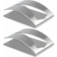 thumbnail image 5 of Toalleros fáciles de instalar para cocina, diseño de acero inoxidable sin perforaciones, toallero que ahorra espacio para baño y oficina (2 piezas), 5 of 5