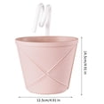 thumbnail image 2 of Cesta De Almacenamiento Simple Rosa Cesta De Almacenamiento De Desechos Colgantes Cesta De Almacenamiento De Coche Resistente Y Duradera Almacenamiento De Baño Mini Cubo De Almacenamiento Moyic HA019625-00, 2 of 7
