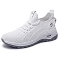 thumbnail image 2 of longantii Orthopedic Shoes for Women Arch Support Slip on Non Slip Running Shoes Wide Mesh Stretch Work Shoes Comfortable 2026 Orthopedic Shoes Light Gray, 2 of 6